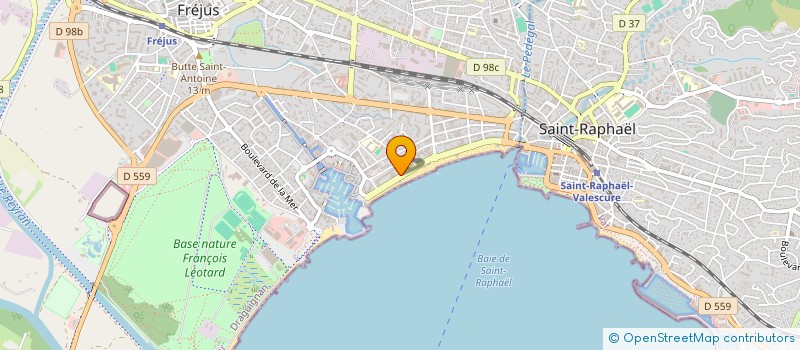 localisation de l'entreprise MADAME NICOLE HIRON  FREJUS