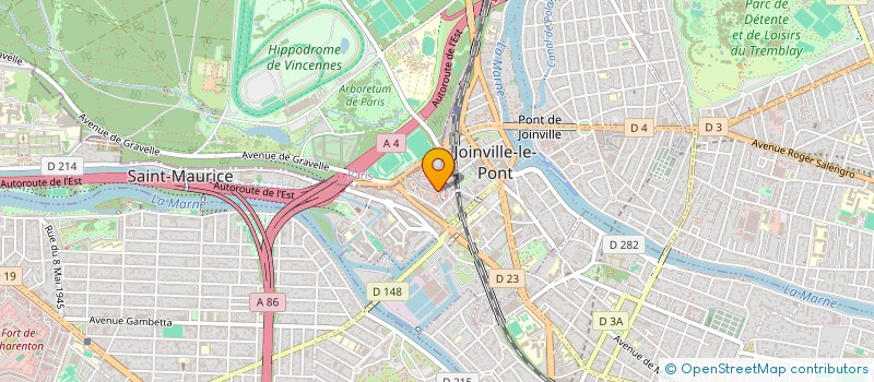 localisation de l'entreprise MADAME NICOLE HOLLEMAERT à SAINT-MAURICE