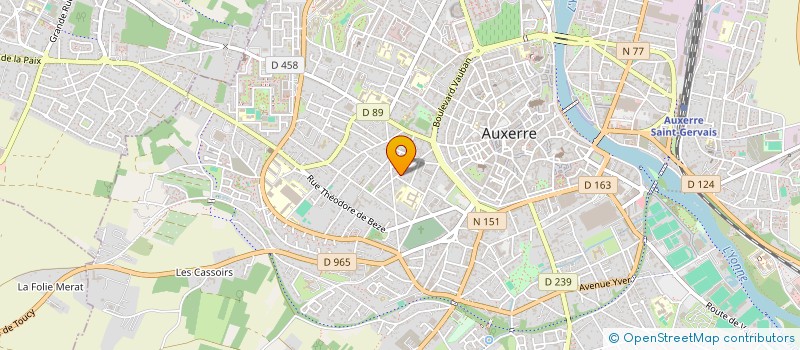 localisation de l'entreprise MADAME NICOLE HOSNEDL à AUXERRE