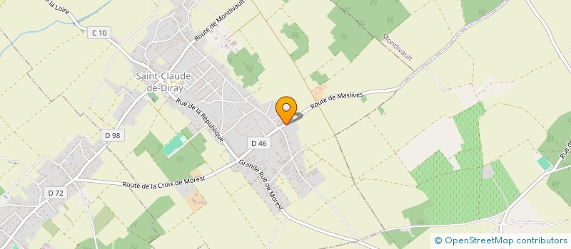 localisation de l'entreprise MADAME NICOLE HOURDEAUX à HUISSEAU-SUR-COSSON