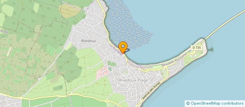 localisation de l'entreprise MADAME NICOLE HUBERT  RIVEDOUX-PLAGE