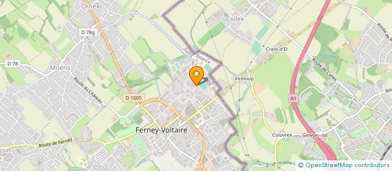 localisation de l'entreprise MADAME NICOLE HUERTA à FERNEY-VOLTAIRE