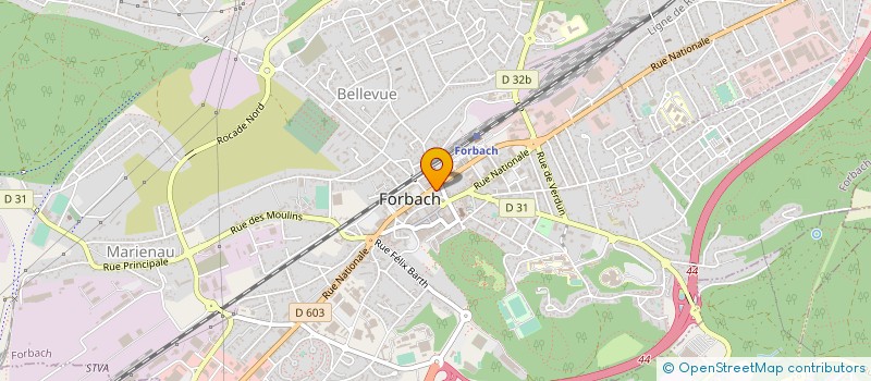 localisation de l'entreprise MADAME NICOLE JAGER à FORBACH