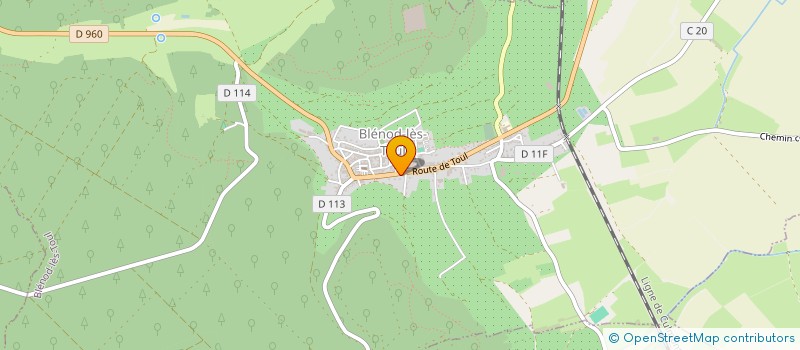 localisation de l'entreprise MADAME NICOLE JEAN  BLENOD-LES-TOUL