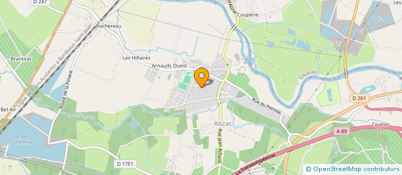 localisation de l'entreprise MADAME NICOLE JEANMASSON à ABZAC