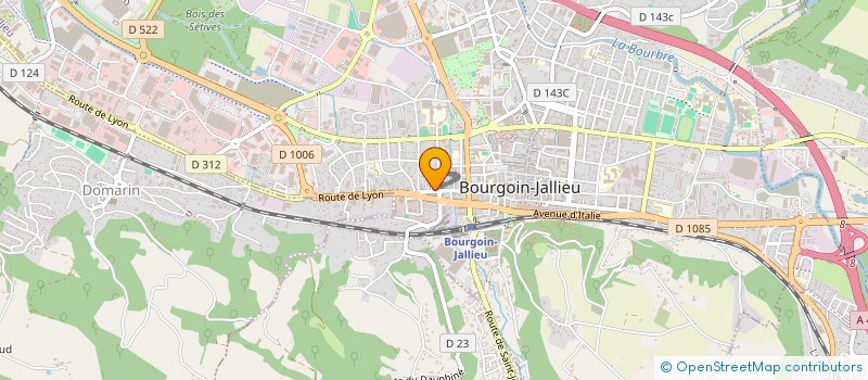 localisation de l'entreprise MADAME NICOLE JEANNE DENISE EYNAC  BOURGOIN-JALLIEU