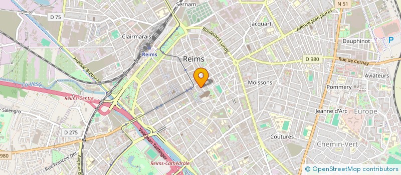 localisation de l'entreprise MADAME NICOLE JONDET  REIMS