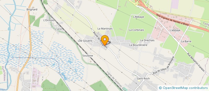 localisation de l'entreprise MADAME NICOLE JOUAN  PONTCHATEAU