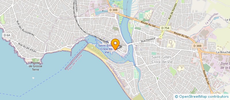 localisation de l'entreprise MADAME NICOLE JOUBERT à SAINT-GILLES-CROIX-DE-VIE