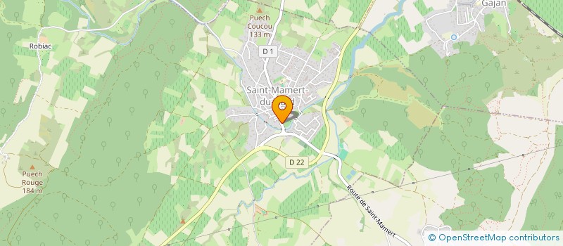 localisation de l'entreprise MADAME NICOLE JOURDAN  MONTPEZAT