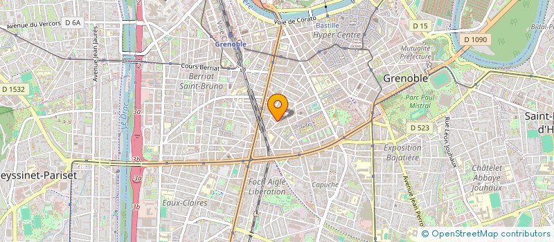 localisation de l'entreprise MADAME NICOLE JOYE à GRENOBLE