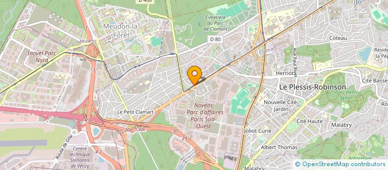 localisation de l'entreprise MADAME NICOLE JOZON à CLAMART