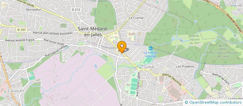 localisation de l'entreprise MADAME NICOLE JUMENTIER  SAINT-MEDARD-EN-JALLES