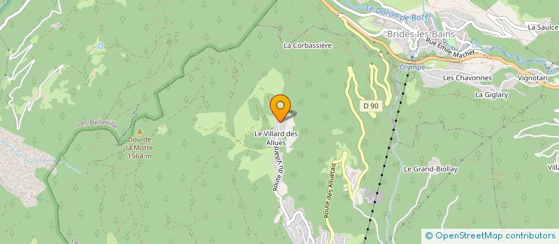 localisation de l'entreprise MADAME NICOLE KEEGAN  LES ALLUES