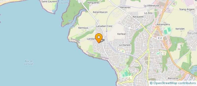localisation de l'entreprise MADAME NICOLE KERRIGUY à CONCARNEAU