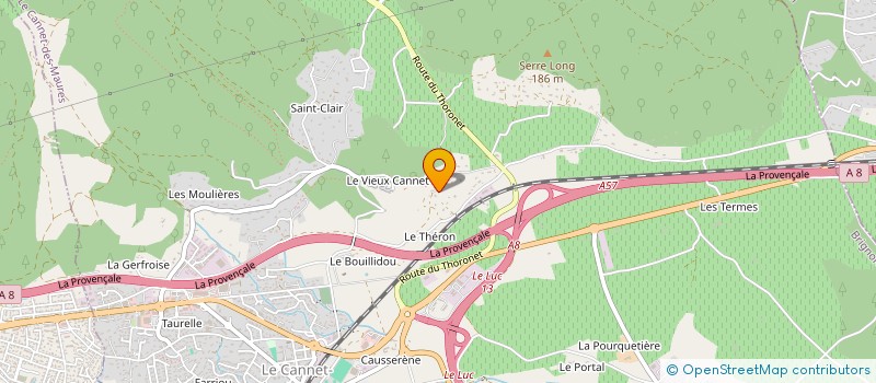 localisation de l'entreprise MADAME NICOLE KERSCHGENS à LE CANNET-DES-MAURES