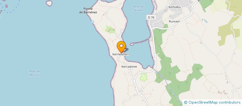 localisation de l'entreprise MADAME NICOLE KERVARREC  PLOUEZOC'H