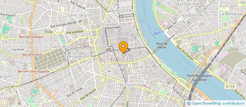 localisation de l'entreprise MADAME NICOLE KIRSZ à BORDEAUX