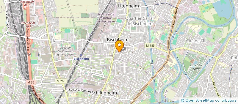 localisation de l'entreprise MADAME NICOLE KOBLER  BISCHHEIM