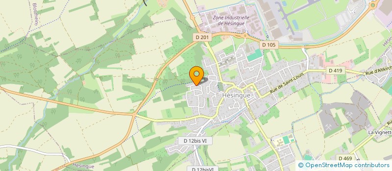 localisation de l'entreprise MADAME NICOLE KUNTZELMANN  HESINGUE