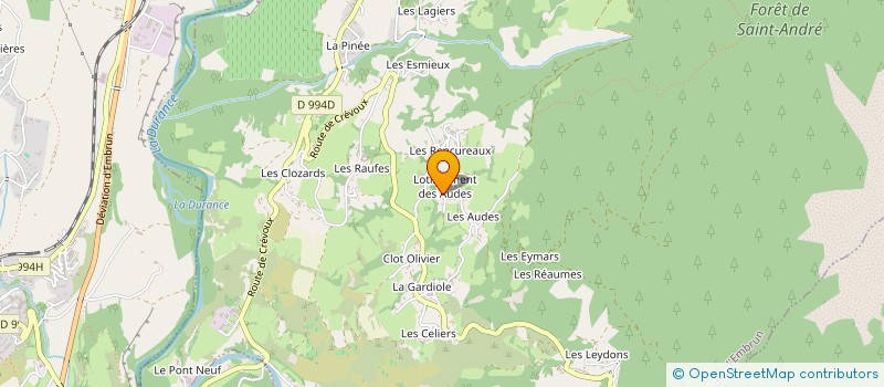 localisation de l'entreprise MADAME NICOLE L'HERMITTE à LES ORRES
