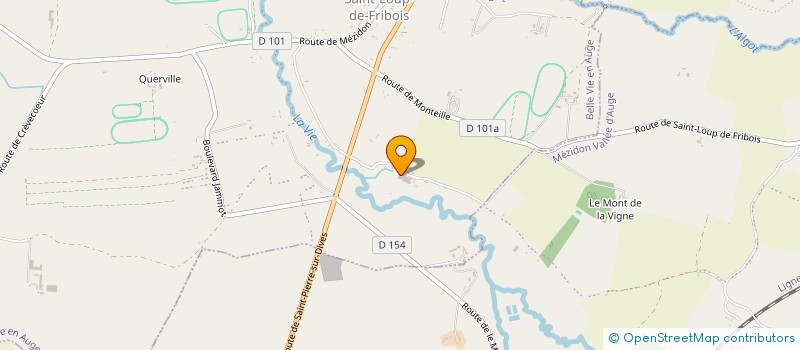 localisation de l'entreprise MADAME NICOLE LABBE  BELLE VIE EN AUGE