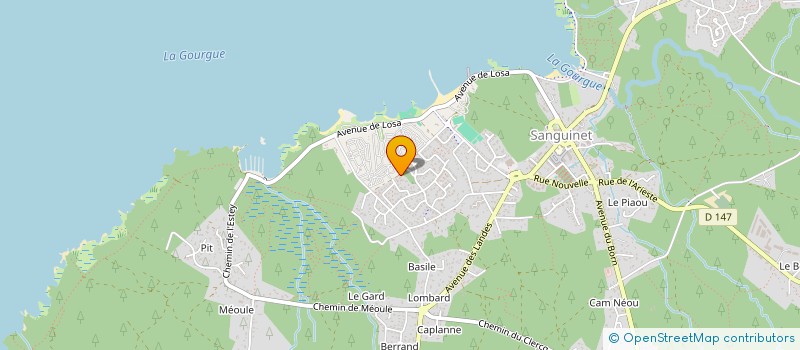 localisation de l'entreprise MADAME NICOLE LABORY  SANGUINET