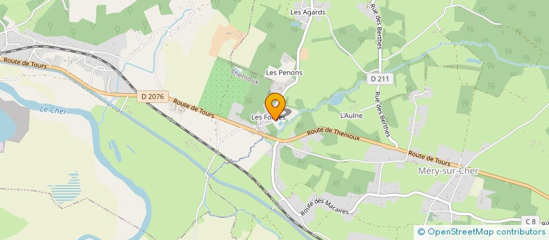 localisation de l'entreprise MADAME NICOLE LACHET  MERY-SUR-CHER