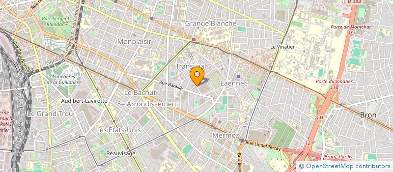 localisation de l'entreprise MADAME NICOLE LAGRANGE  LYON