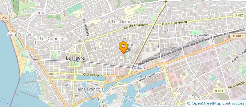 localisation de l'entreprise MADAME NICOLE LAMARE à LE HAVRE