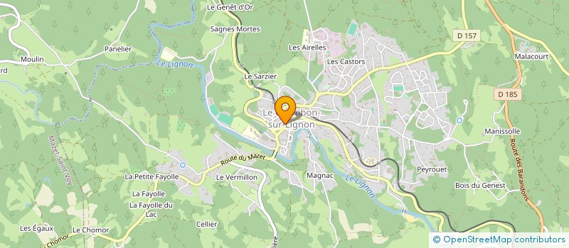 localisation de l'entreprise MADAME NICOLE LAMBERT  LE CHAMBON-SUR-LIGNON