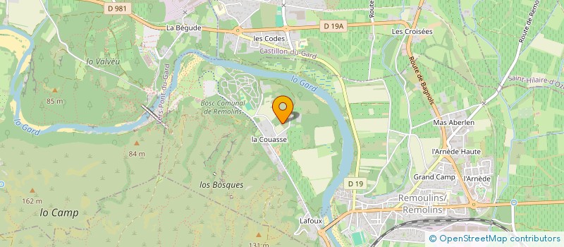 localisation de l'entreprise MADAME NICOLE LANCEREAUX  REMOULINS