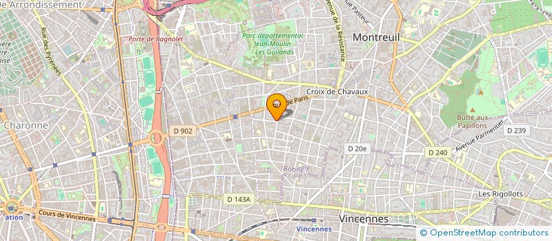 localisation de l'entreprise MADAME NICOLE LANDRAIN à MONTREUIL