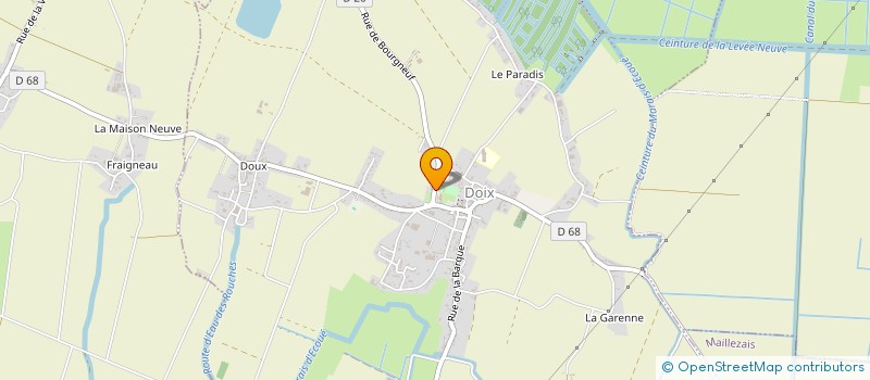 localisation de l'entreprise MADAME NICOLE LANDREAU à AUCHAY-SUR-VENDEE