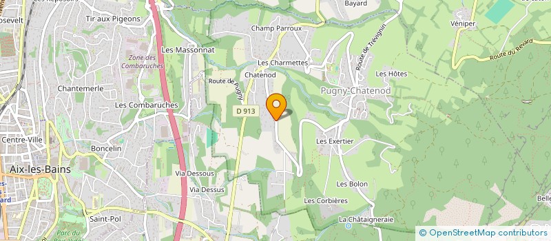 localisation de l'entreprise MADAME NICOLE LANDRIN  PUGNY-CHATENOD