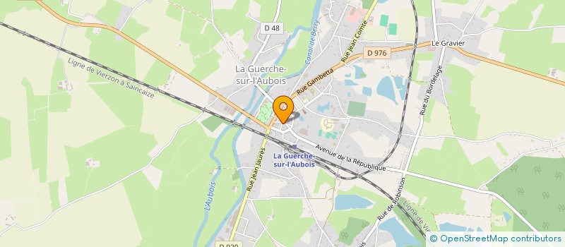 localisation de l'entreprise MADAME NICOLE LASNE à LA GUERCHE SUR L'AUBOIS