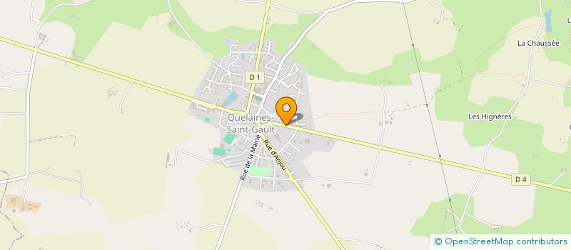 localisation de l'entreprise MADAME NICOLE LAURENT à QUELAINES-SAINT-GAULT