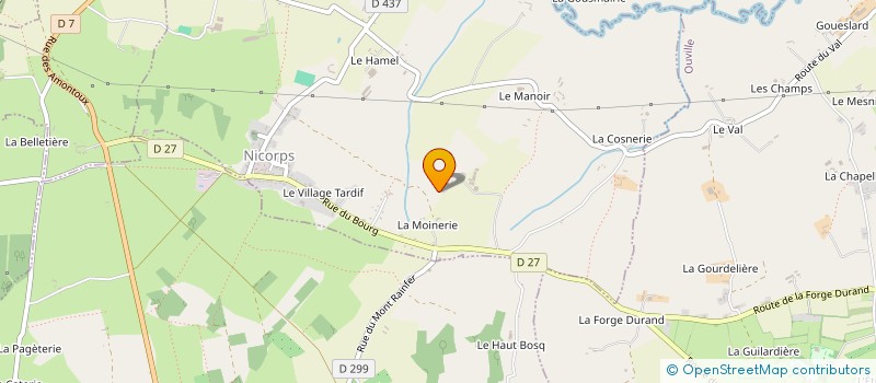 localisation de l'entreprise MADAME NICOLE LAURENT  GOUVILLE-SUR-MER