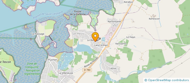 localisation de l'entreprise MADAME NICOLE LAUREYS  LE HEZO