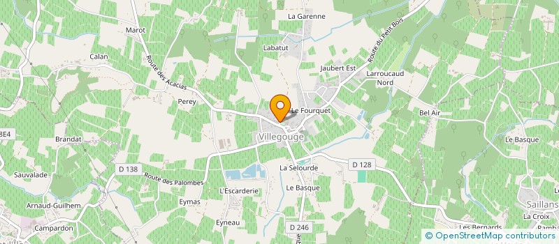 localisation de l'entreprise MADAME NICOLE LAXAGUE à VILLEGOUGE