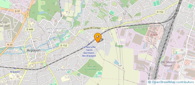 localisation de l'entreprise MADAME NICOLE LE CORFEC à ST GERMAIN LES ARPAJON