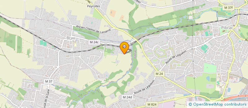 localisation de l'entreprise MADAME NICOLE LE GALL  BRAX