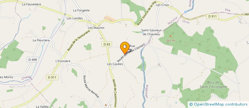 localisation de l'entreprise MADAME NICOLE LE PROVOST à CHAULIEU