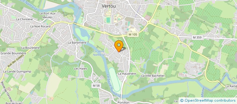 localisation de l'entreprise MADAME NICOLE LE ROUX  VERTOU