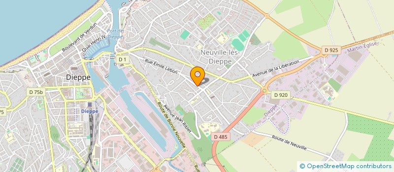 localisation de l'entreprise MADAME NICOLE LEBOUCHER à DIEPPE