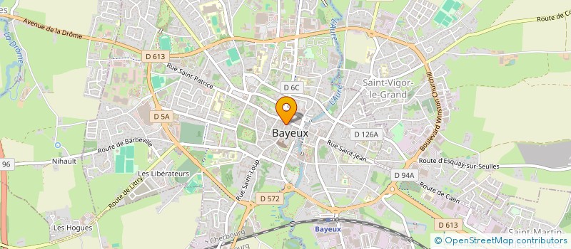 localisation de l'entreprise MADAME NICOLE LEBOULANGER à BAYEUX