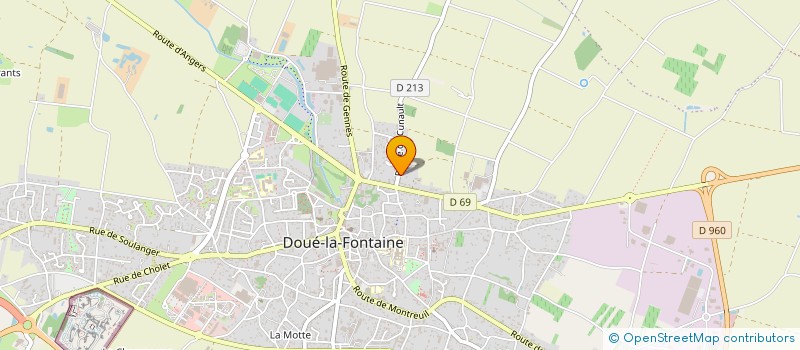 localisation de l'entreprise MADAME NICOLE LECLAIRE à DOUE-EN-ANJOU