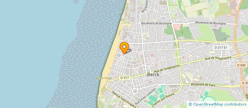 localisation de l'entreprise MADAME NICOLE LECUYER à BERCK