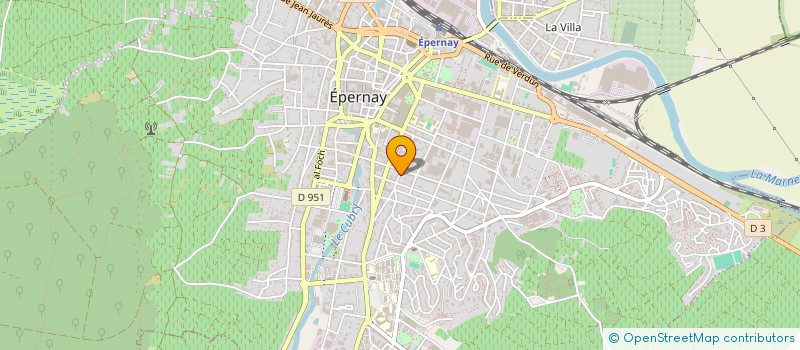 localisation de l'entreprise MADAME NICOLE LEFEVRE  EPERNAY