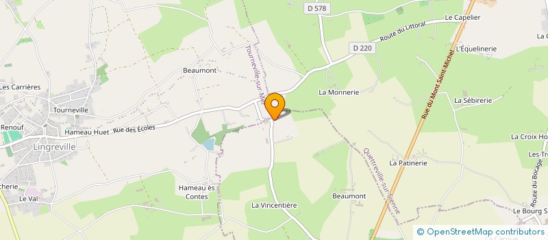 localisation de l'entreprise MADAME NICOLE LEMERCIER à MUNEVILLE-SUR-MER
